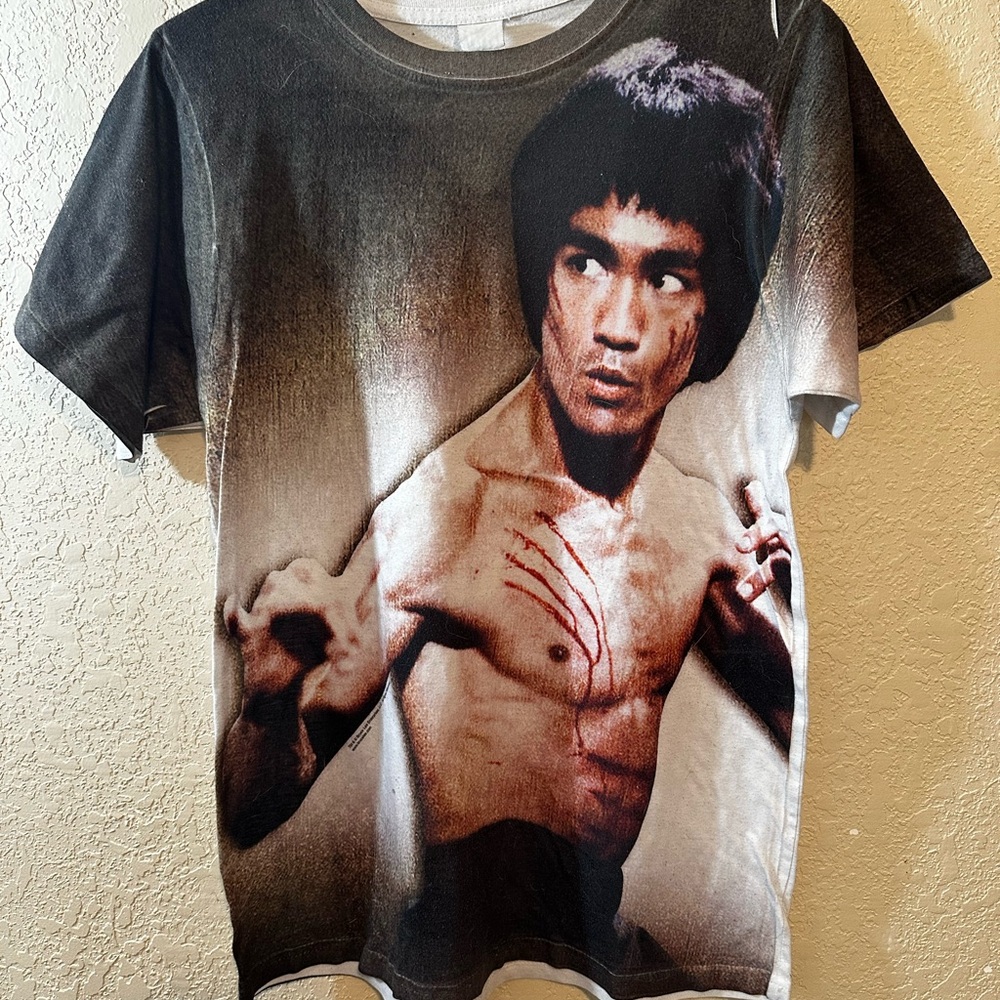 NWOT Vintage Men's Bruce Lee Graphic Tee Shirt